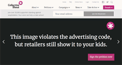 Desktop Screenshot of collectiveshout.org