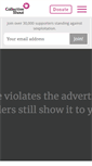Mobile Screenshot of collectiveshout.org